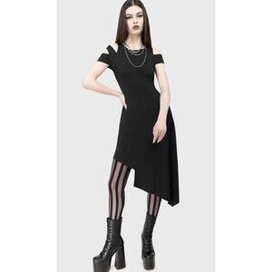 NWT KILLSTAR Ethereos Dress In Black Size Small